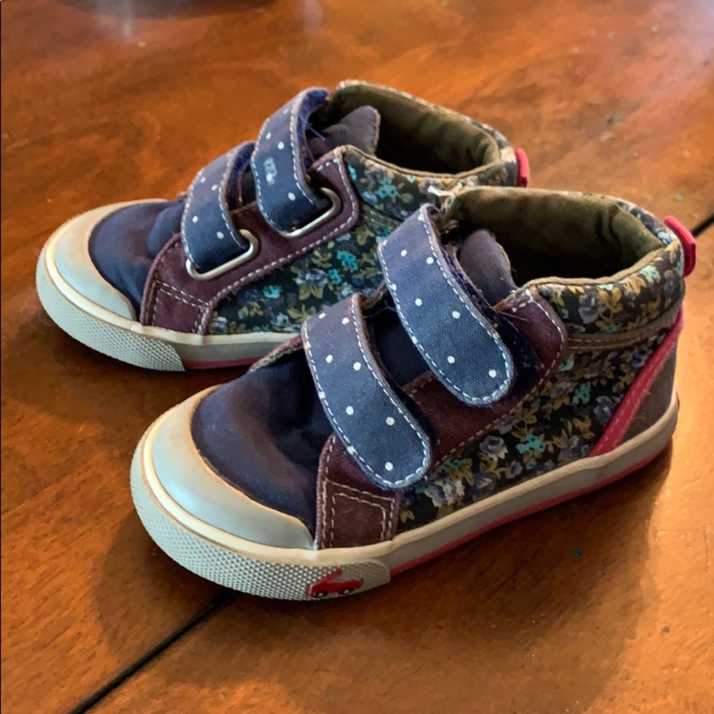 Floral See Kai Run high tops